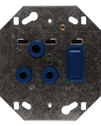 Crabtree Classic Dedicated Single Monoblock Switched Socket 164-4 on 4×4 Yoke