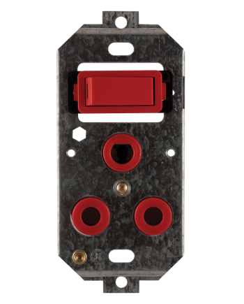 Crabtree Classic Single Dedicated Switched 164-4 Socket on 2×4 Yoke