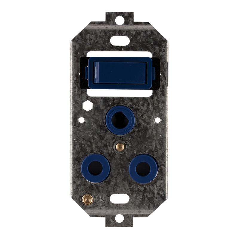 Crabtree Classic Single Dedicated Switched Socket 164-4 on 2×4 Yoke