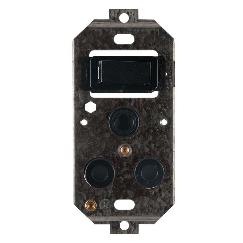 Crabtree Classic Single Dedicated 164-4 Switched Socket on 2x4 Yoke