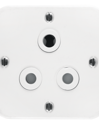 Classic Industrial Single Unswitched STD Socket 164-1 on 75×75 Surface Box