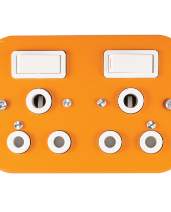 Crabtree Classic Industrial Double Switched Socket 164-1