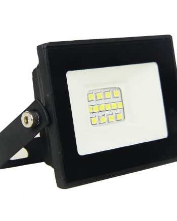 Starlit 10W Daylight 6000K IP65 Black LED Floodlight (FL28) with 2-Year Warranty, 800LM, 120º Beam Angle