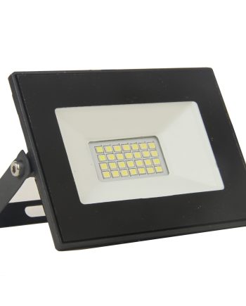 Starlit 20W LED Floodlight 2yr Warranty, Daylight 6000K, IP65, Black Body