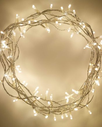 Starlit 10m 100 LED Warm White Fairy String Light, IP44 Indoor Use