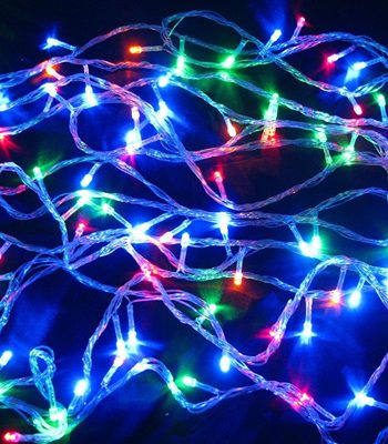 Starlit 10M RGB LED Fairy String Light, IP44, Indoor Use, Self-Flashing, 100 LEDs