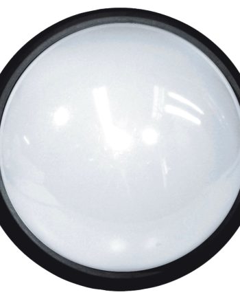Starlit 12W IP65 Outdoor LED Bulkhead, 960LM, Black