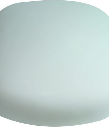 Starlit Small Glass Ceiling Light, 1XE27 Holder, White, IP20, 60W Max