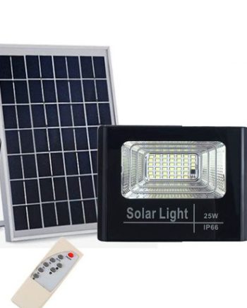 Starlit 50W Solar Rechargeable LED Floodlight with Light Control and Remote Control, 2yr Warranty
