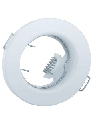 Starlit Max 50W Straight Aluminium Downlighter D840-WH, White, Indoor Use