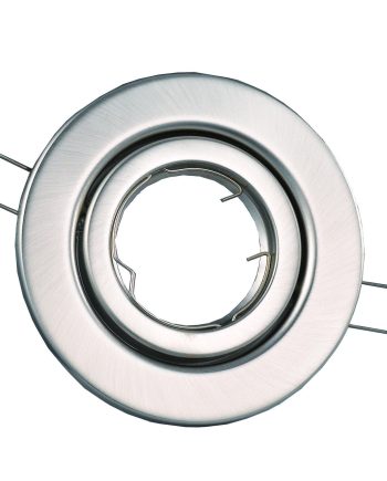 Starlit Tilt Downlighter D841 Satin Chrome (SC), Ø100mm, 75mm Cutout