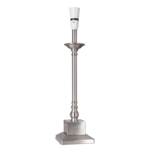 Brightstar BTL023 Satin Chrome Table Lamp with 1 x 60W BC Bulb and 510mm Height