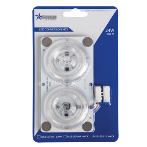 Brightstar 24W Magnetic LED Conversion Kit with Selectable 3000K, 4000K, or 6000K Color Temperature