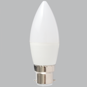 Brightstar Versatile 5W B22 LED Candle Bulb: Cool White, Warm White, and Daylight Options