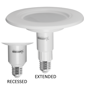 Brightstar 10W ES LED Retrofit Lamp and Trim Replacement (2700K, 650 Lumens)