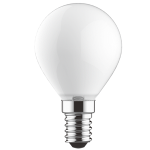 Brightstar Dimmable 4.5W LED G45 Golf Ball E14 Bulb with Opal Glass (4000K)