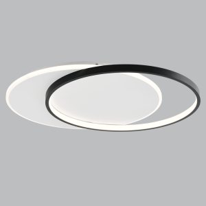 Brightstar CF274 Black and White 36W LED Ceiling Fitting with CCT Switch (3000K-6000K)