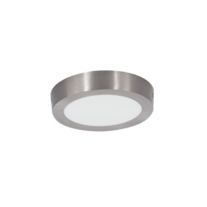 Brightstar CF535 Silver 6W LED Aluminium Ceiling Fitting (4000K, 400 Lumens)