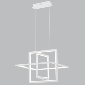 Brightstar Sand White Aluminium and Acrylic LED Fitting with Moveable Arms