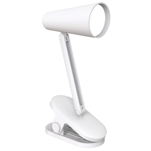 Brightstar CL009 Rechargeable Mini LED Clip-on Table Lamp with Touch Control and 180° Adjustable Head