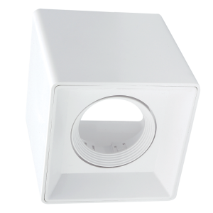 Brightstar DL121 Surface Mount Polycarbonate Downlighter with Fluted Ring and Tilt Function