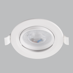 Brightstar DL140, DL141, DL142 Versatile 5W LED Tilt Downlighters in White (3000K, 4000K, 6000K)