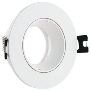 Brightstar DL146 White Polycarbonate Straight Downlighter for GU10 LED Bulb