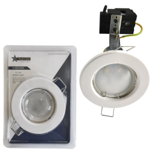 Brightstar DL999 White 5W LED Downlight with GU10 Lamp and Bracket