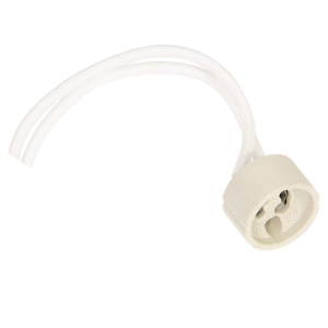 Brightstar GU10 Ceramic Lampholder with 190mm Wire for Downlighter Components