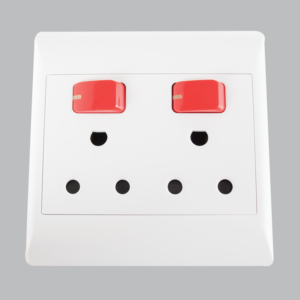 Brightstar EPL330 White 16 AMP Double Dedicated Plug - 4x4 Electrical Plug