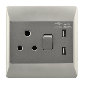 Brightstar EPL353 Duo 16 AMP Electrical Plug with Dual 5V USB Ports