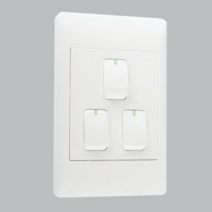 Brightstar ESW003/ESW003/2 Duo 3-Lever 1-Way & 2-Way White Switch Set