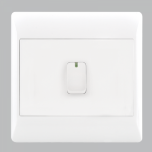 Brightstar ESW005 White 1 Lever 4x4 Electrical Switch