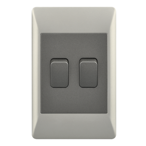 Brightstar ESW072/ESW072/2 Duo 2-Lever 1-Way & 2-Way Switch for Modern Interiors
