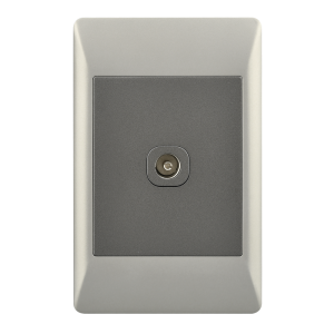 Brightstar ESW082 DUO 2 x 4 TV Socket for Streamlined Entertainment Connectivity