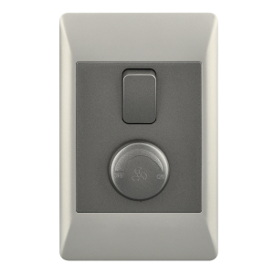 Brightstar ESW092 DUO Fan Speed Control and Light Switch Combo, 2x4