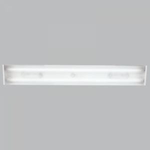 Brightstar FTL025 White LED Flush Mount Slim Line Fitting for 2 x 18W T8 Tubes