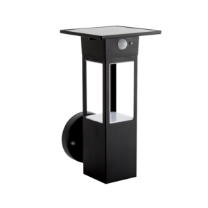 Brightstar LS024 Matt Black Outdoor Solar LED Sensor Wall Lamp