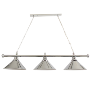 Brightstar PEN224/3 Polished Chrome 3-Light Pendant Light - 1560mm Length