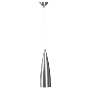 Brightstar PEN2308 Aluminium 1-Light Cord Pendant (120mm Width, 380mm Height)