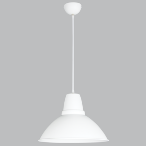 Brightstar PEN2324/1 White Contemporary Aluminium Pendant Light