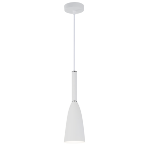 Brightstar PEN243/1 White Metal Single Cord Pendant Light