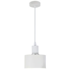 Brightstar PEN245/1 White Metal Single Pendant Light