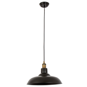 Brightstar PEN264 Matt Black Contemporary Metal Pendant Light