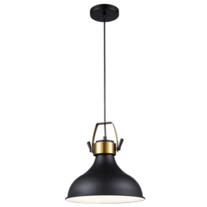 Brightstar PEN591 Black Metal Cord Pendant Light