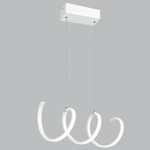 Brightstar PEN730 White Aluminium and Plastic 40W LED Pendant (4000K)