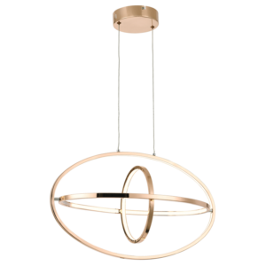 Brightstar Elegant French Gold LED Pendant Light (40W, 4000K)