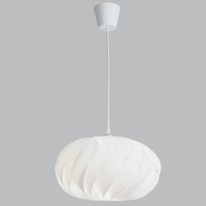 Brightstar PEN805 White Plastic and PP Contemporary Pendant Light