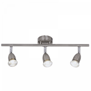 Brightstar S048/3 Satin Chrome 3-Light Spotlight