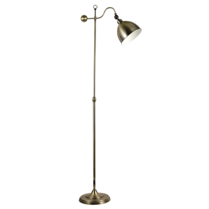 Brightstar SL419 Antique Metal Standing Lamp with On/Off Foot Switch